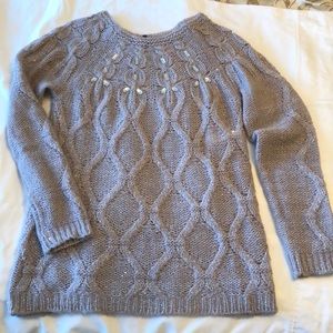 Benetton jeweled sweater